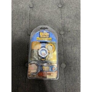 HIT Bob The Builder Digital Watch Blue Yellow 2004 VTG NWT